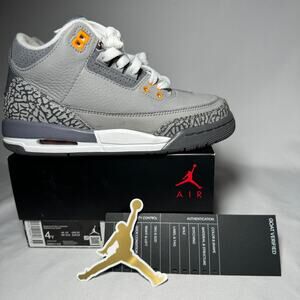 Size 4 - Nike Air Jordan 3 Retro GS Cool Grey 2021 Men's Shoes